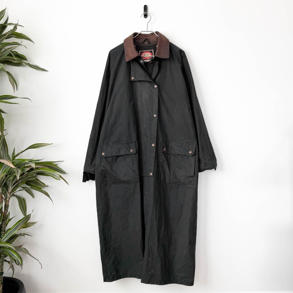 Super Rare The Australian Outback Company Western Duster Trench Cowboy Coat